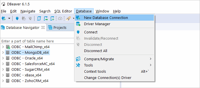 DBeaver PostgreSQL: New Database Connection